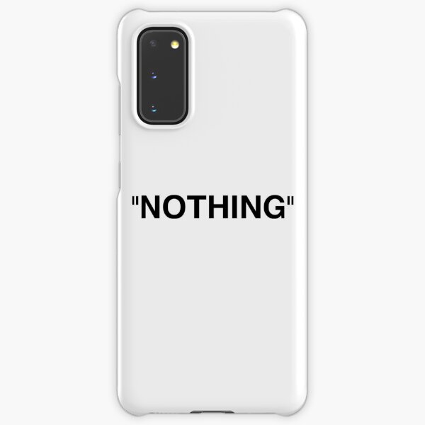 Nothing Black Samsung Galaxy Snap Case
