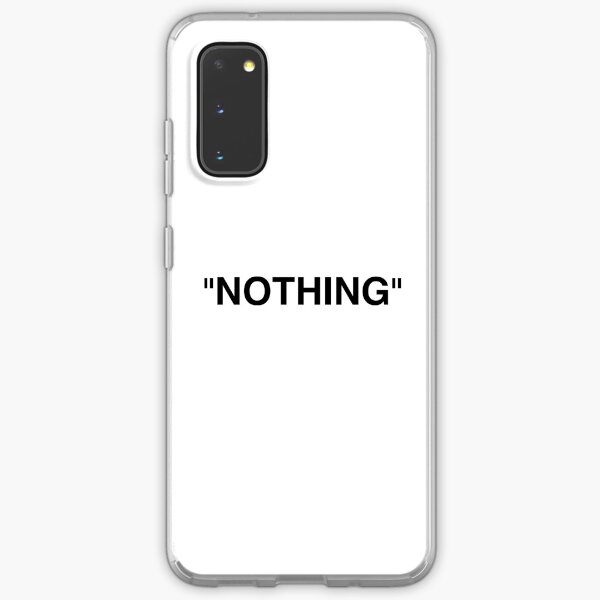 Nothing Black Samsung Galaxy Soft Case