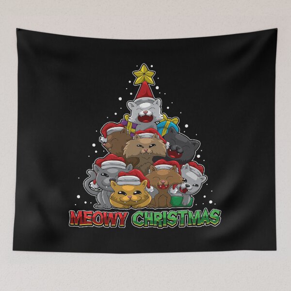 Item preview, Meowy Christmas - Merry Christmas For Cat Owners designed and sold by anziehend.