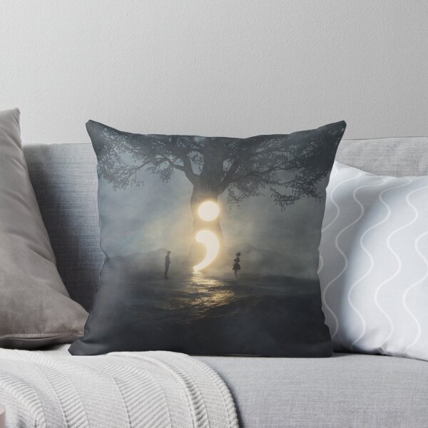 Semicolon - Cont;nue Throw Pillow