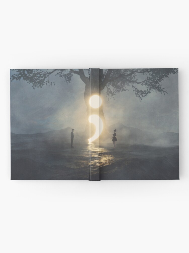 Alternate view of Semicolon - Cont;nue Hardcover Journal