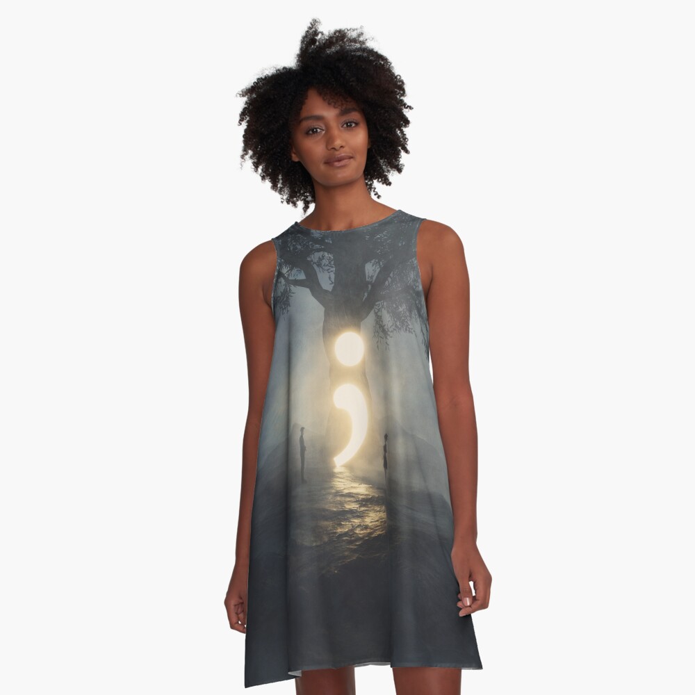 Semicolon - Cont;nue A-Line Dress