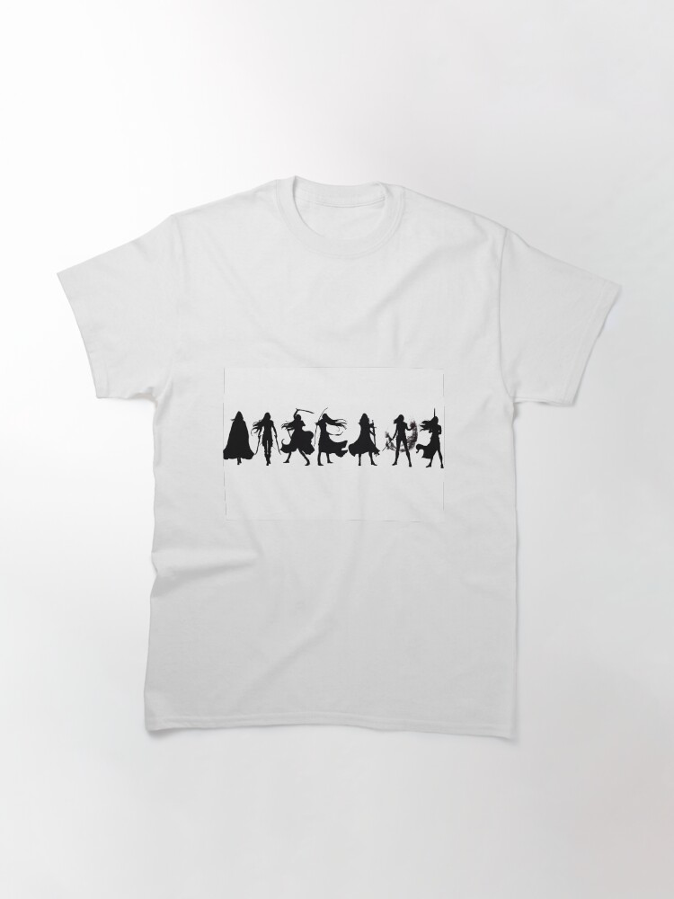 Alternate view of Throne of glass cover silhouettes Classic T-Shirt