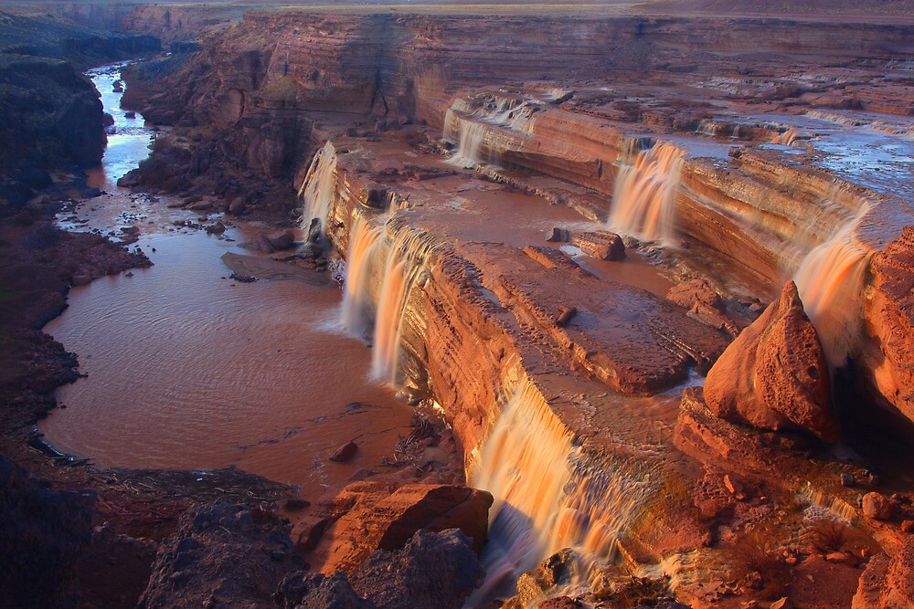 "Grand Falls of the Little Colorado" by Steve Taylor Redbubble