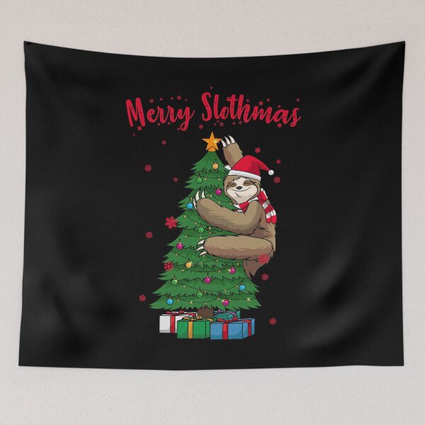 Item preview, Merry Slothmas - Lazy Christmas Tree Decoration designed and sold by anziehend.
