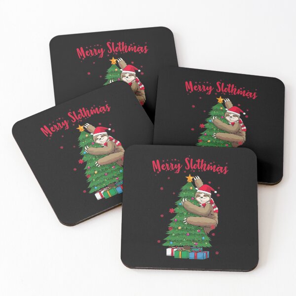 Item preview, Merry Slothmas - Lazy Christmas Tree Decoration designed and sold by anziehend.