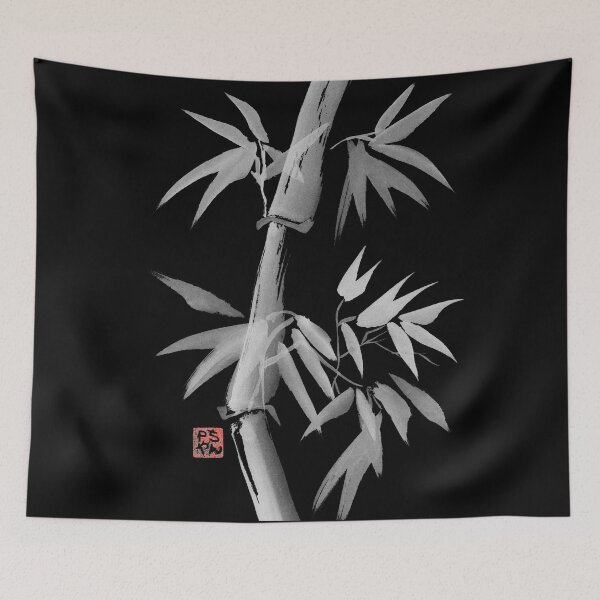 Aperçu de l'œuvre bamboo black background créée et vendue par pechane.