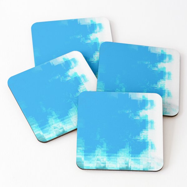 Item preview, Fractal Glitches in Blue designed and sold by goldenphi618.