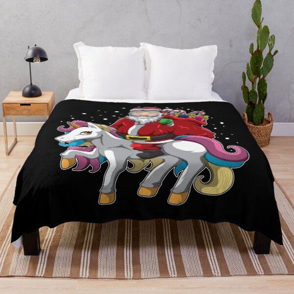 Item preview, Santa Claus is Riding a Unicorn - Mythical Xmas designed and sold by anziehend.
