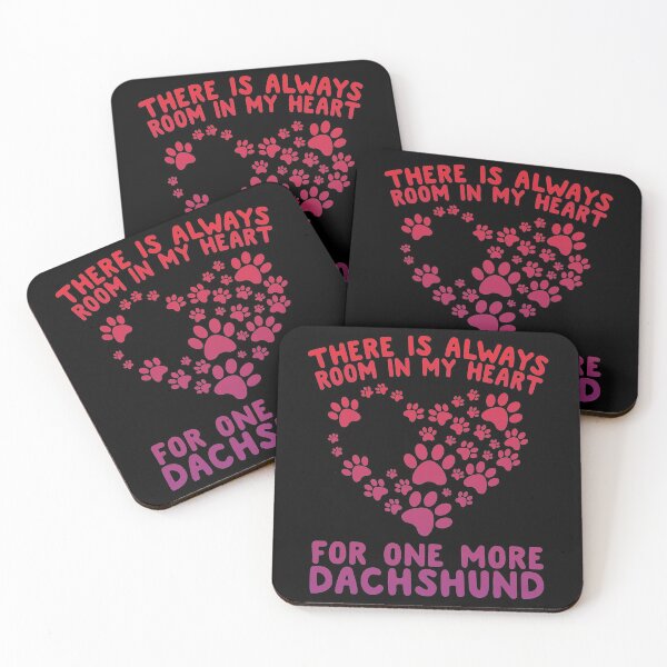 Item preview, Dachshund Paw Print Hearts designed and sold by Judith Turner.