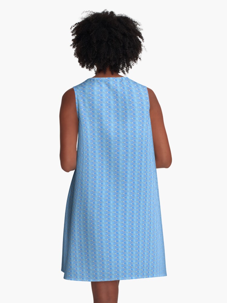 Thumbnail 3 of 4, A-Line Dress, The Reflecting Rainbow designed and sold by kinkatstyle.