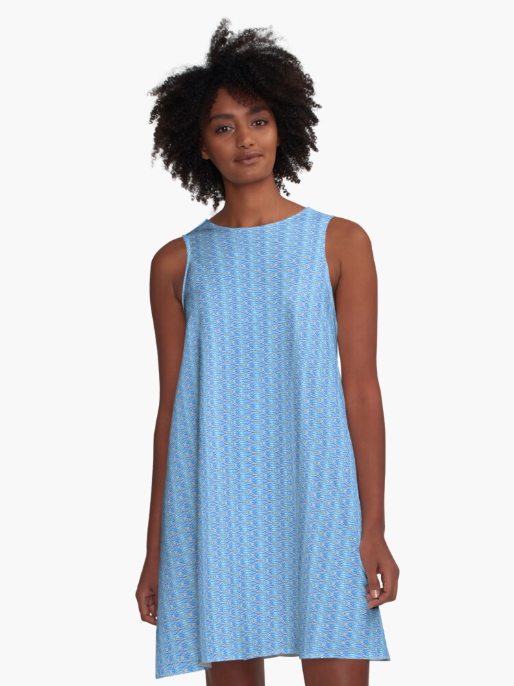 Thumbnail 1 of 4, A-Line Dress, The Reflecting Rainbow designed and sold by kinkatstyle.