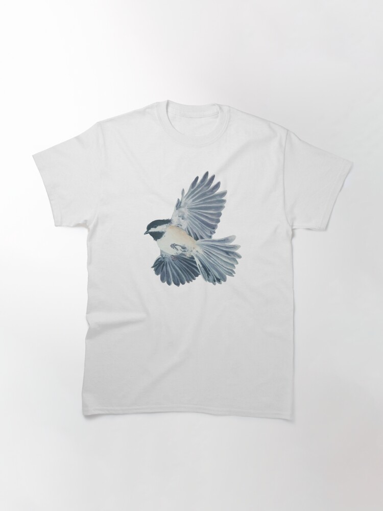 Alternate view of Chickadee in Flight Classic T-Shirt