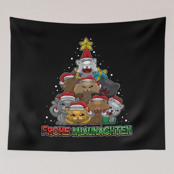 Item preview, Frohe Miaunachten - Katzenbesitzer Weihnachten Katze designed and sold by anziehend.