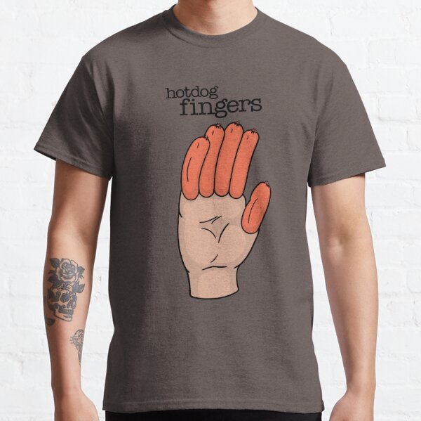 hot dog fingers shirt