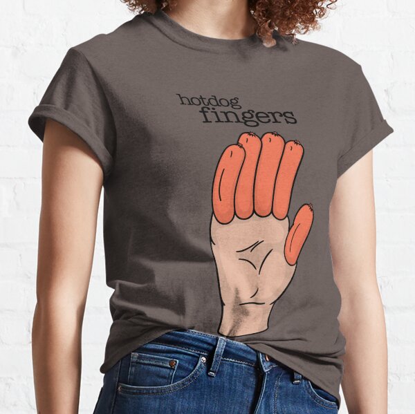 Hot Dog Fingers - The Office by AGELESS BUYS Classic T-Shirt