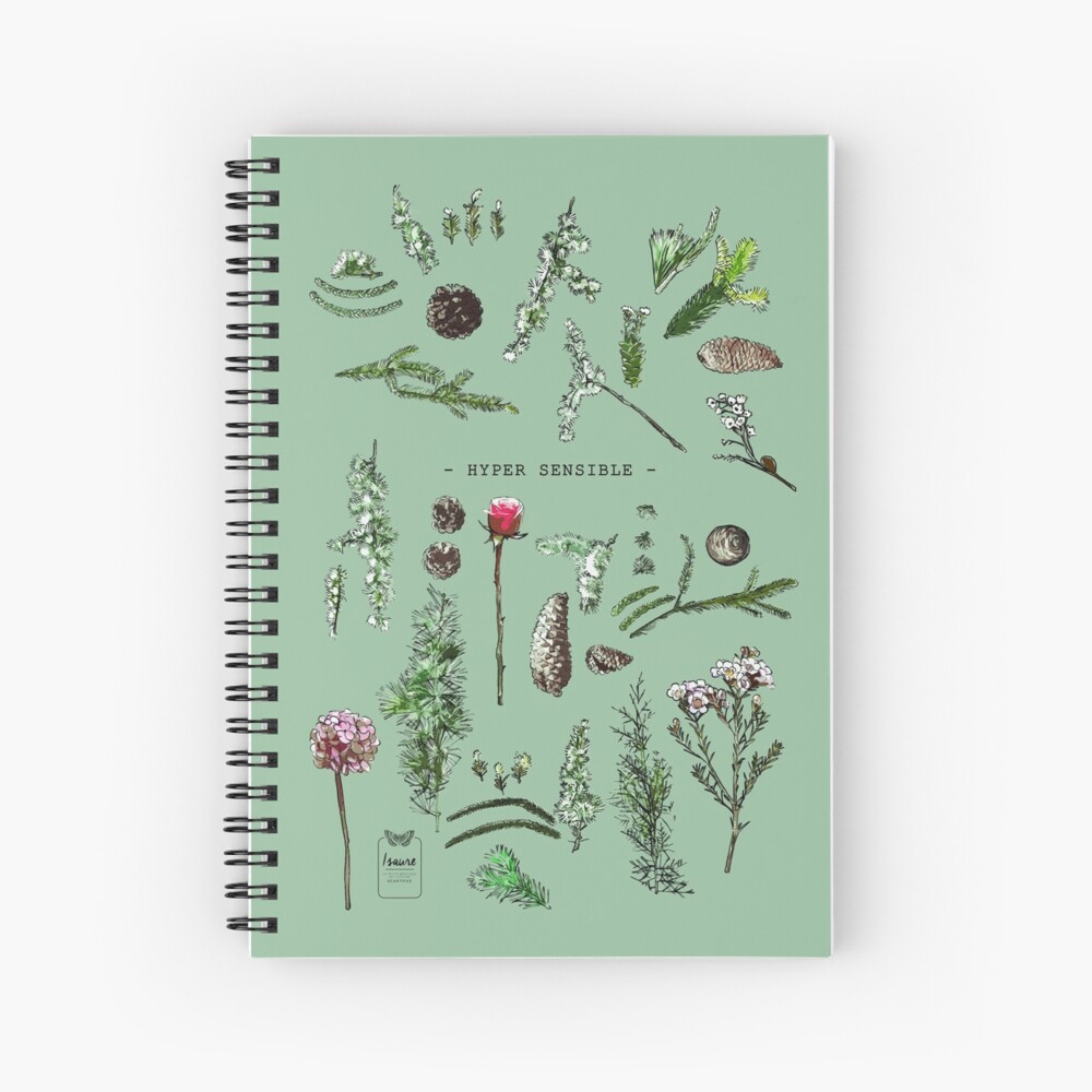Aperçu de l'œuvre Cahier à spirale créée et vendue par IsaureEcartfixe.