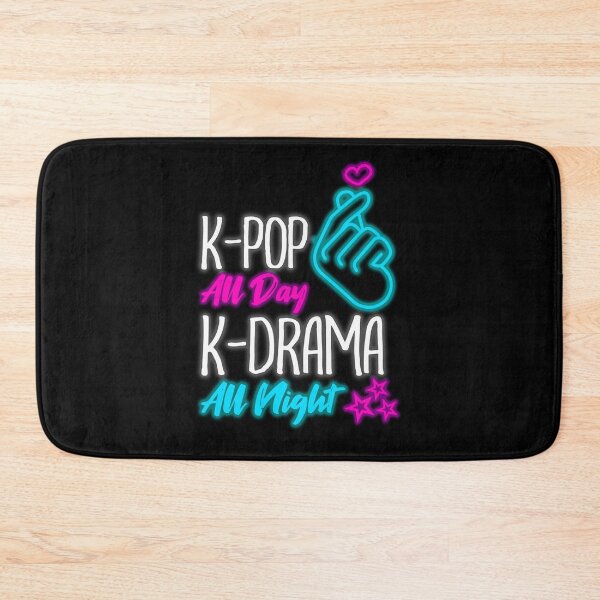Item preview, K-Pop de día K-Drama de noche Fangirl Fanboy Gráfico de luz de neón de Corea del Sur designed and sold by JessieJune.