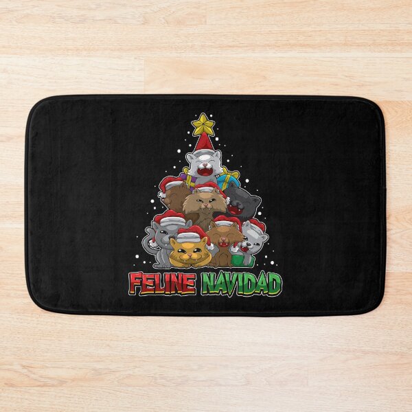 Item preview, Feline Navidad - Feliz Navidad - Merry Christmas designed and sold by anziehend.