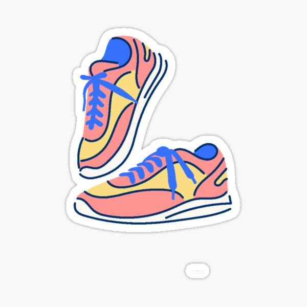 Cartoon Nike Shoes Stickers Redbubble