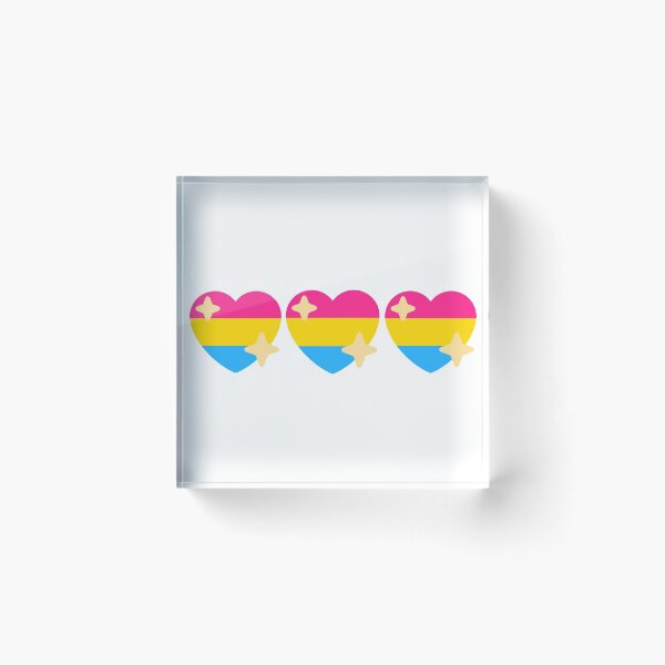 Item preview, Pansexual Flag Heart designed and sold by mollyjxne.
