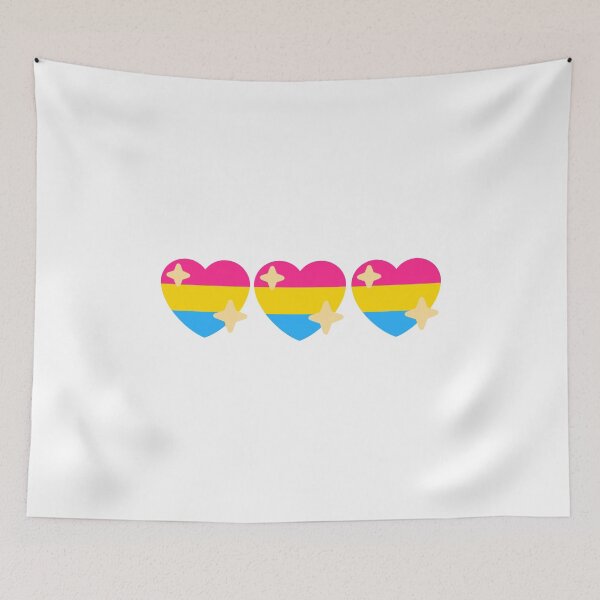 Item preview, Pansexual Flag Heart designed and sold by mollyjxne.