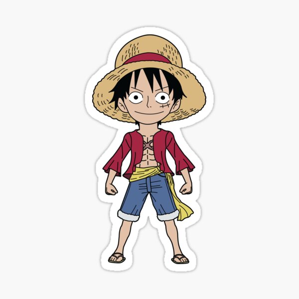 Luffy Chibi Stickers | Redbubble