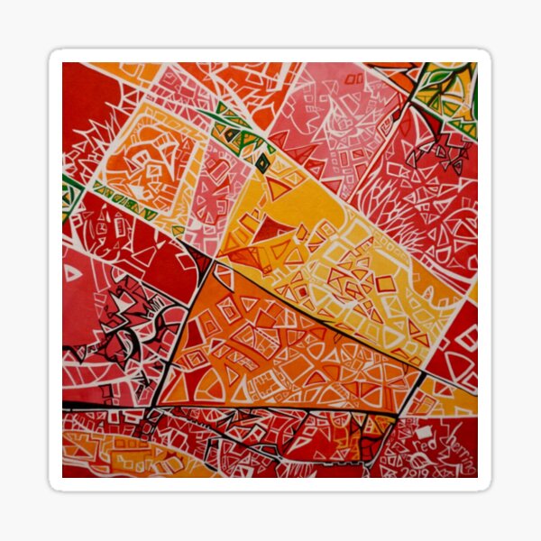 Street Map no. 5 Sticker