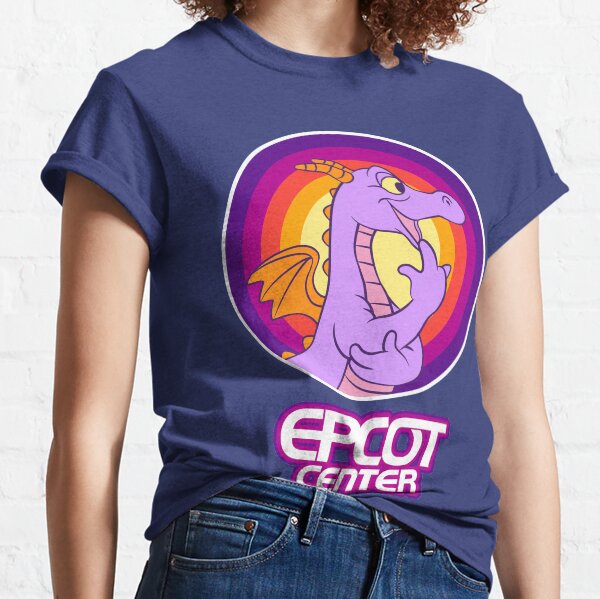 Retro Blue Gradient Figment Classic T-Shirt
