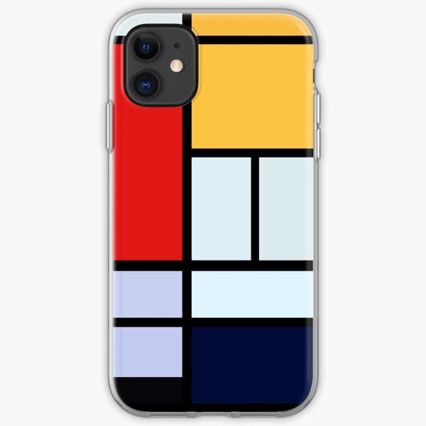 Piet Mondrian Minimalist Art iPhone Soft Case