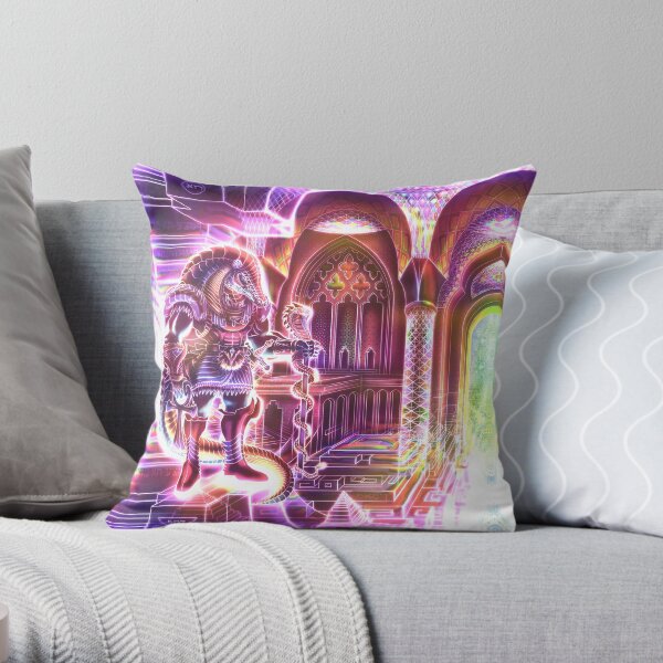 Sobek Throw Pillow