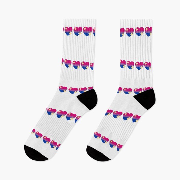Item preview, Bisexual Flag Heart designed and sold by mollyjxne.