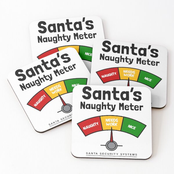 Item preview, Santa's Naughty Meter designed and sold by FontfulDesigns.
