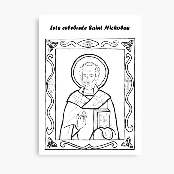 Traditional Saint Nicholas Canvas Print