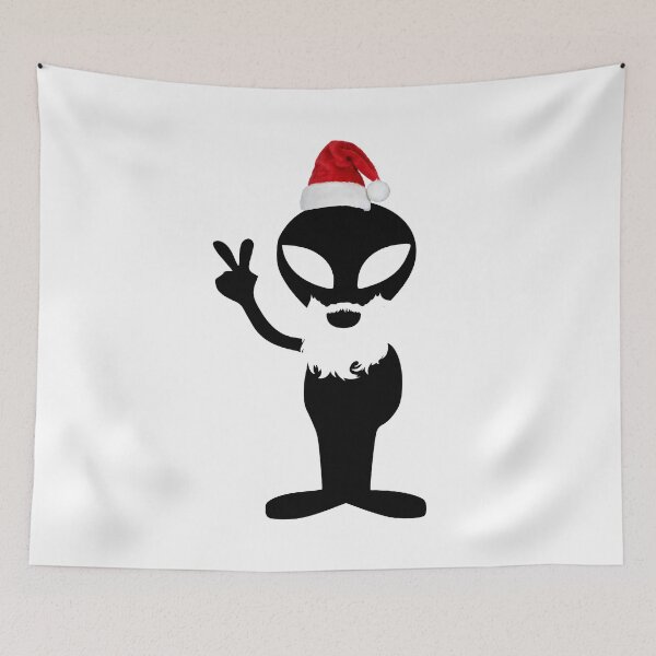 Item preview, Alien Santa Christmas design designed and sold by DesignsbyZazz.
