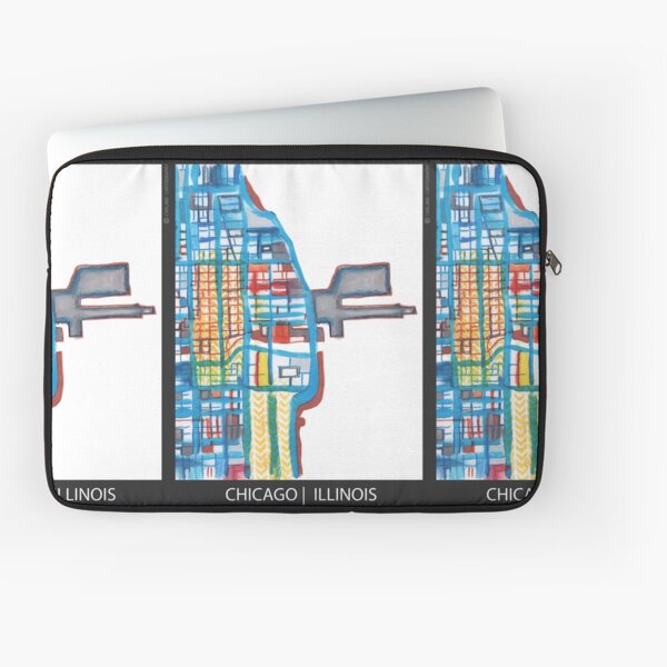 Navy Pier, Chicago (Yellow) Laptop Sleeve