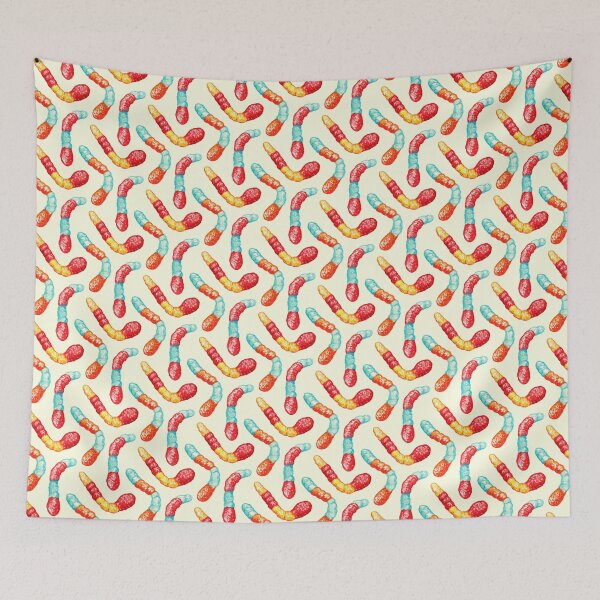 Item preview, Gummy Worm Pattern designed and sold by Kelly  Gilleran.
