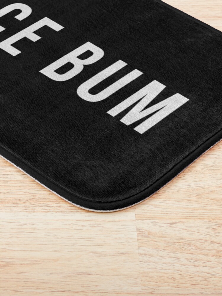 "Nice Bum" Bath Mat for Sale by cheekylildesign Redbubble