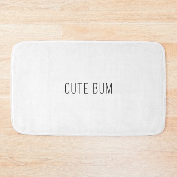 Cute Bum Bath Mat