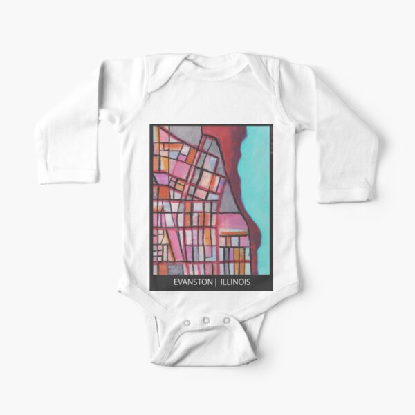 Evanston, IL Long Sleeve Baby One-Piece