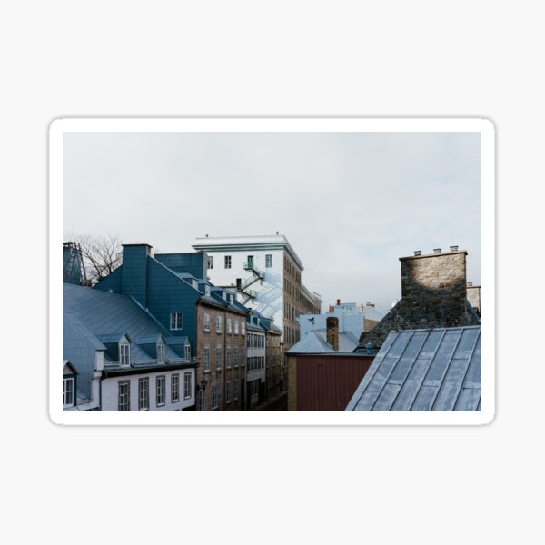 One November Morning in Quebec Sticker
