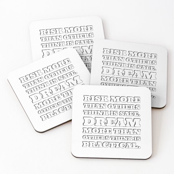 Item preview, Risk more than others think is safe. Dream more than others think is practical  designed and sold by Inspirationmotivation.