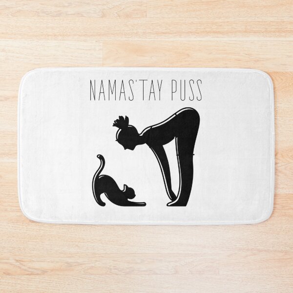 Aperçu de l'œuvre Namas’tay puss typography text art quote by Word Fandom - wordfandom créée et vendue par Kerry Pritchard.