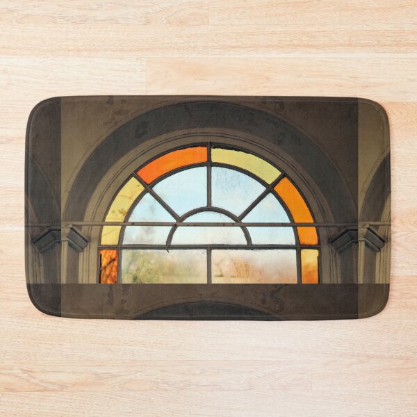 Item preview, arched coloured window designed and sold by pinkal.