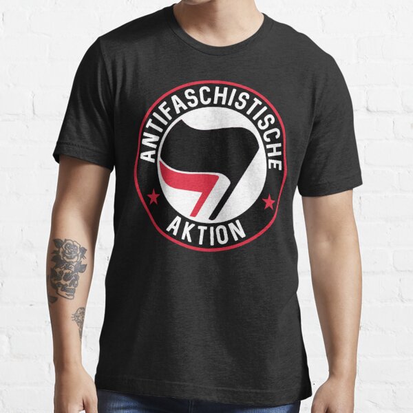 Antifascist Crest Sticker Essential T-Shirt for Sale by ersonstric