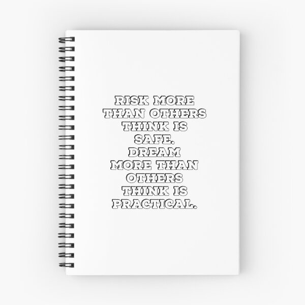 Item preview, Risk more than others think is safe. Dream more than others think is practical  designed and sold by Inspirationmotivation.