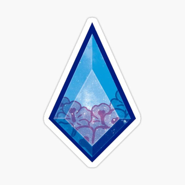 Blue diamond steven universe Glossy Sticker