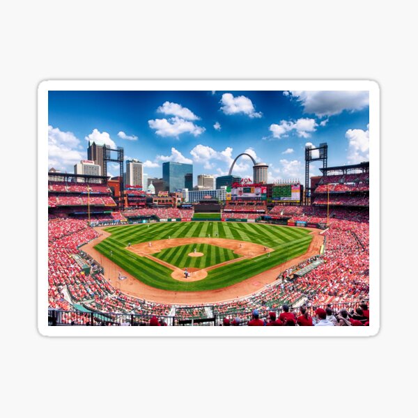 Busch Memorial Stadium St. Louis Missouri Vintage Decal Sticker Souvenir  Skateboard Laptop