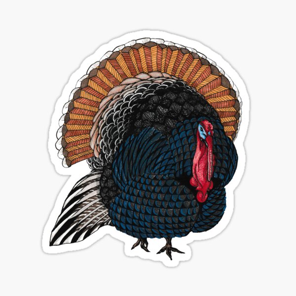 Turkey Totem Sticker