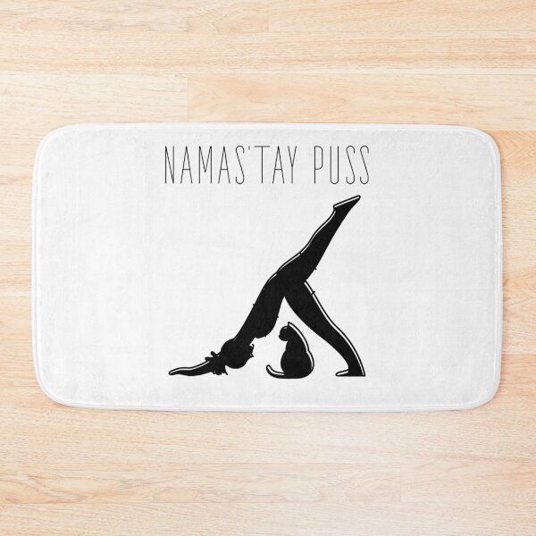 Aperçu de l'œuvre Namas’tay puss typography text art quote by Word Fandom - wordfandom créée et vendue par Kerry Pritchard.